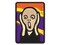 The Scream Painting by Edvard Munch Multi-Color Embroidered Iron-On or Hook & Loop Patch Applique